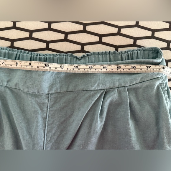 NWOT Anne Klein Light Blue Linen pants/women - Picture 6 of 8